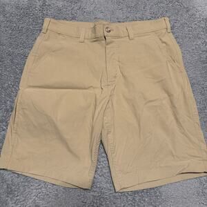 Eddie Bauer Shorts Mens 36 Tan Travex Nylon Hiking Outdoor Gorp Performance